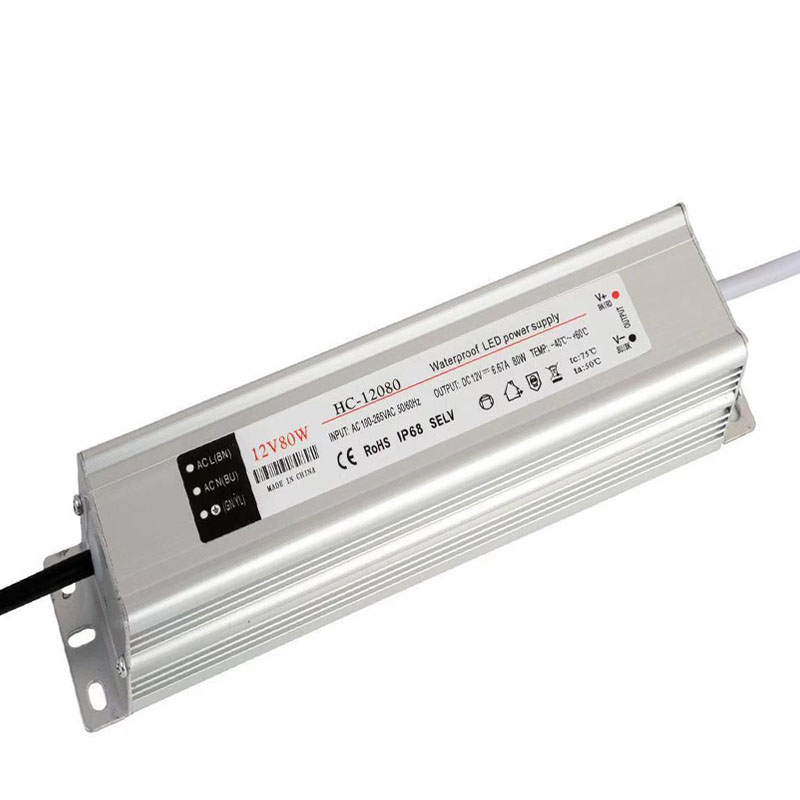 12v80w steady pressure konstanting water korrection LED switching power strømforsyning